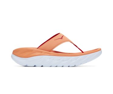 Hoka ORA Recovery Flip slippers oranje/wit dames 