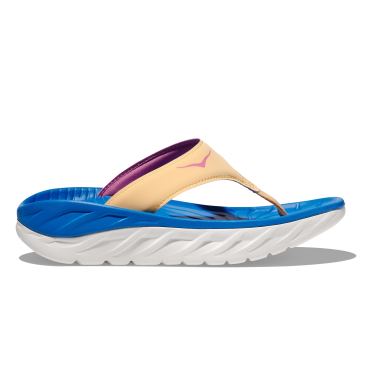 Hoka ORA Recovery Flip slippers blauw/wit dames 