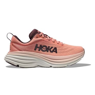 Hoka Bondi 8 hardloopschoenen roze/wit dames 