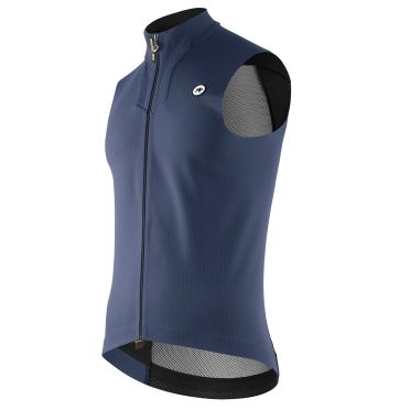 Assos Mille GTS spring/fall C2 fietsvest mouwloos stone blue heren 