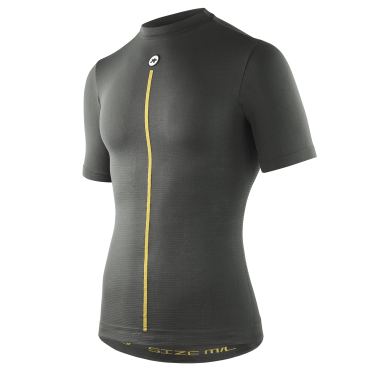 Assos Skin Layer Spring/Fall SS ondershirt anthracite grey heren 