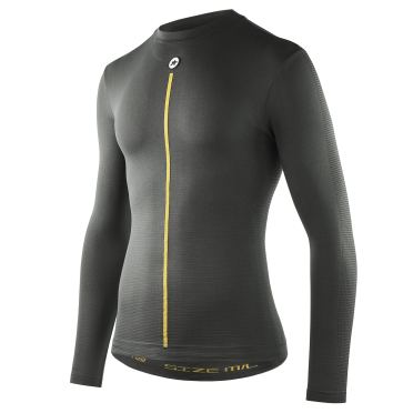 Assos Skin Layer Spring/Fall LS ondershirt anthracite grey heren 