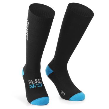 Assos Ultraz winter Fugu sokken black serie unisex 