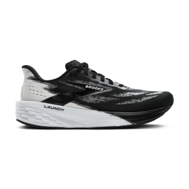 Brooks launch 11 hardloopschoenen black/white heren 