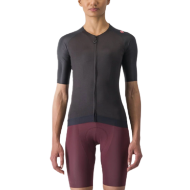 Castelli Aero Pro 7.0 fietsshirt korte mouw zwart dames 