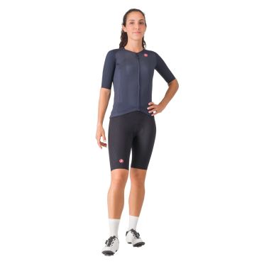 Castelli Aero pro 8s w jersey blauw dames 