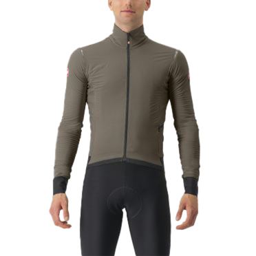 Castelli Alpha Flight RoS lange mouw fietsjack grijs heren 