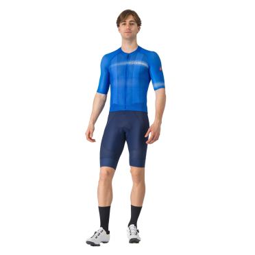 Castelli climbers a/c jersey fietsshirt korte mouw blauw heren 