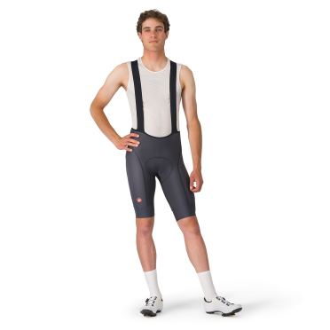 Castelli competizione 2 bibshort donkergrijs heren 