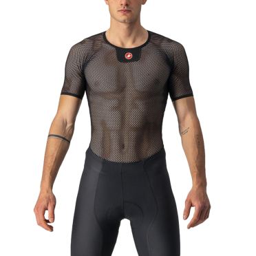 Castelli Core mesh 3 korte mouw ondershirt zwart heren 