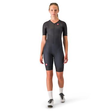 Castelli core tri w suit short sleeve zwart dames 