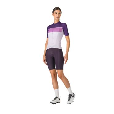 Castelli Elegante jersey korte mouw paars/roze dames 