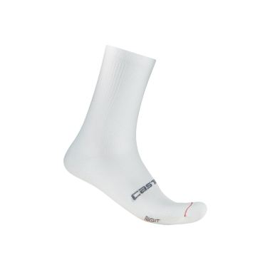 Castelli Espresso 18 sock wit unisex 