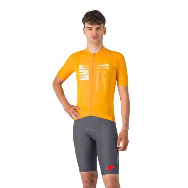 Castelli Espresso r--a/d bibshort grijs heren 