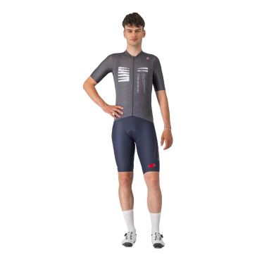 Castelli Espresso r--a/d jersey fietsshirt korte mouw grijs heren 