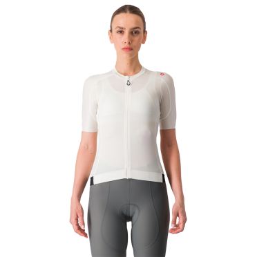 Castelli Espresso fietsshirt korte mouw wit dames 