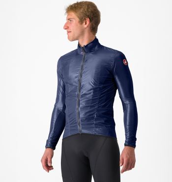 Castelli Aria shell fietsjack belgian blue heren 