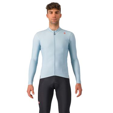 Castelli Espresso thermal jersey lange mouw winter sky/dark grey heren 