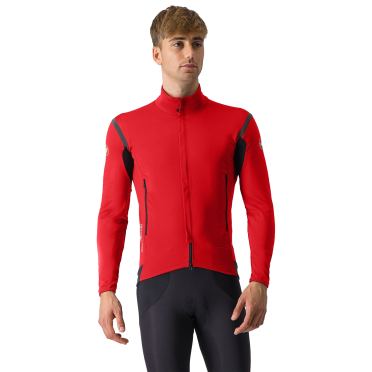 Castelli Perfetto RoS 2 lange mouw fietsjack rich red/black reflex heren 