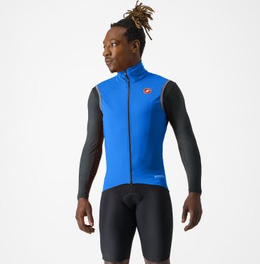 Castelli Perfetto RoS 2 mouwloos fietsvest azzurro italia heren 