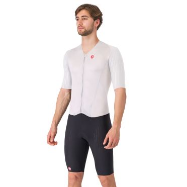 Castelli free sanremo 3 suit sleeveless wit zwart heren 