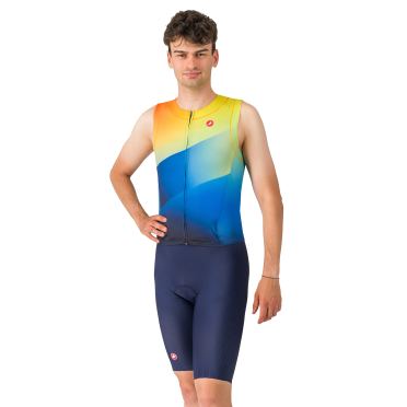 Castelli free sanremo 3 suit sleeveless multicolor heren 