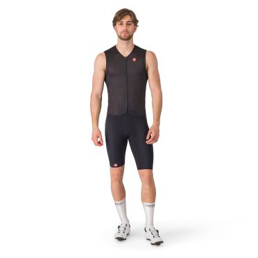 Castelli free sanremo 3 suit sleeveless zwart heren 