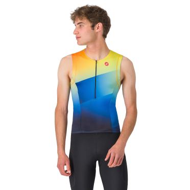 Castelli free speed 3 top sleeveless multicolor heren 