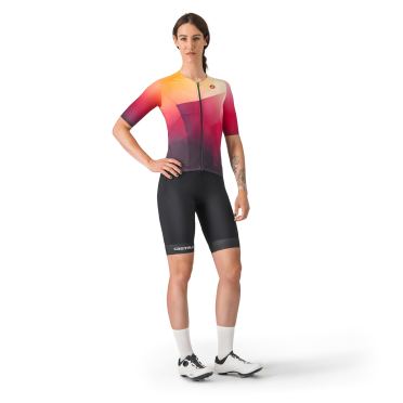 Castelli Free speed 3 W top oranje dames 