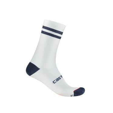 Castelli Originale 18 sock blauw/wit unisex 