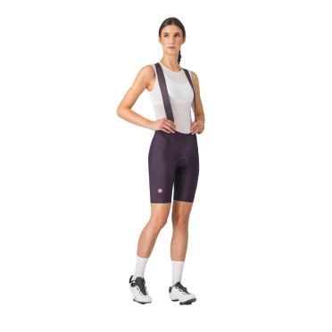 Castelli Prima 2 DT bibshort paars dames 