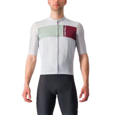 Castelli Prologo 7 fietsshirt korte mouw grijs heren 