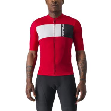 Castelli Prologo 7 fietsshirt korte mouw rood heren 