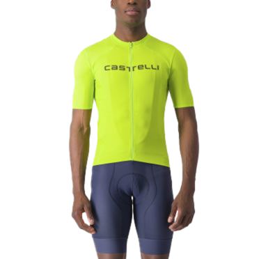 Castelli Prologo Lite fietsshirt korte mouw groen heren 