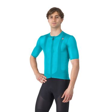 Castelli superleggera a/c jersey fietsshirt korte mouw groen heren 