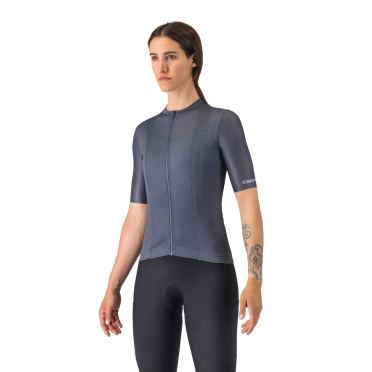 Castelli Unlimited W jersey korte mouw blauw dames 