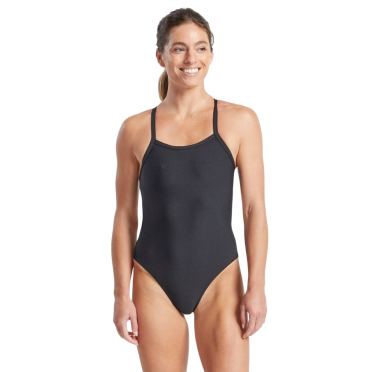 Finis Training Swimwear Openback zwart 