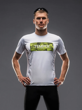 Fusion TEMPO! T-shirt Lime heren 