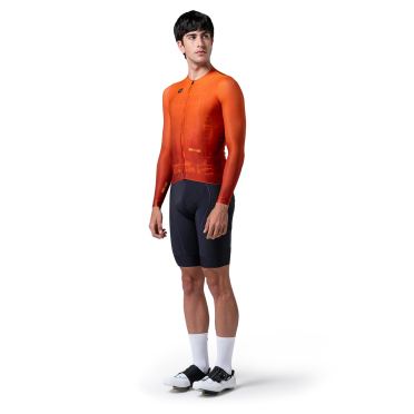 Gobik CX Pro 3.0 Burnt Orange fietsshirt lange mouw unisex 