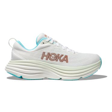 Hoka Bondi 8 hardloopschoenen wit/licht blauw dames 