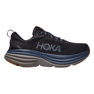 Hoka Bondi 8 hardloopschoenen zwart/blauw heren 