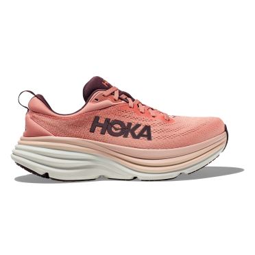 Hoka Bondi 8 hardloopschoenen roze heren 