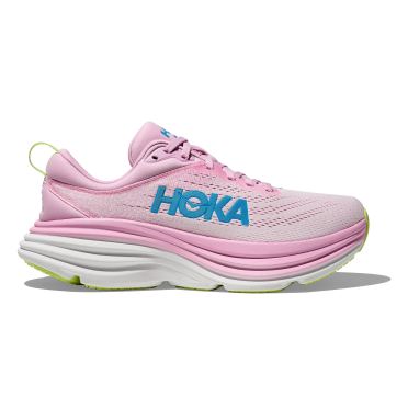 Hoka Bondi 8 wide hardloopschoenen roze dames 