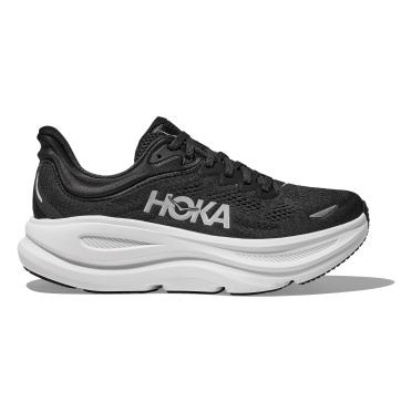 Hoka Bondi 9 hardloopschoenen zwart/wit dames 