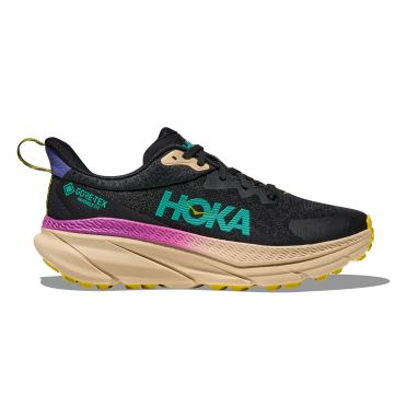 Hoka Challenger ATR 7 GTX hardloopschoenen Black/Oatmeal Heren  