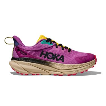 Hoka Challenger ATR 7 GTX hardloopschoenen Superbloom/Oatmeal Dames  