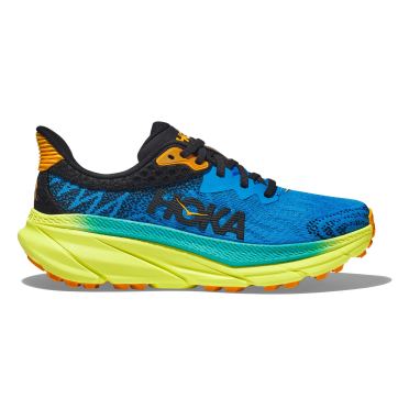 Hoka Challenger ATR 7 hardloopschoenen blauw/geel dames 