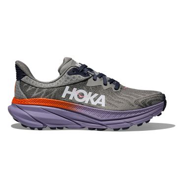 Hoka Challenger ATR 7 hardloopschoenen Galactic Grey/Wild Indigo Dames 