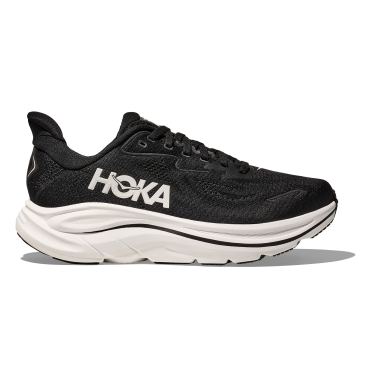 Hoka Clifton 10 hardloopschoenen Black/White Dames  