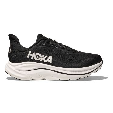 Hoka Clifton 10 hardloopschoenen Black/White Heren  